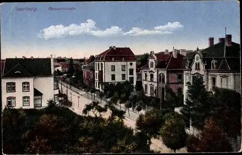 Ak Sarrebourg Saarburg Mosel, Wohnhäuser in der Hesserstraße