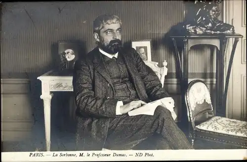 Ak Paris V, La Sorbonne, Professor Dumas