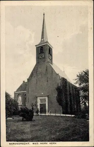 Ak Barendrecht Südholland, Ned. Herv. Kerk