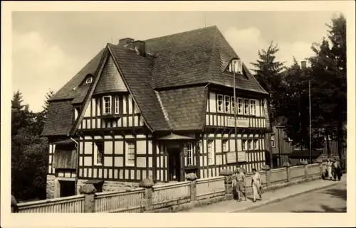 Ak Oberhof Thüringer Wald, FDGB Erholungsheim Haus Rennsteig