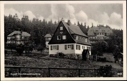 Ak Oberbärenburg Altenberg im Osterzgebirge, Wohnhäuser