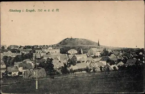 Ak Altenberg im Erzgebirge, Totalansicht