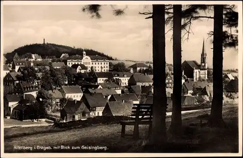 Ak Altenberg Erzgebirge, Panorama, Geisingberg