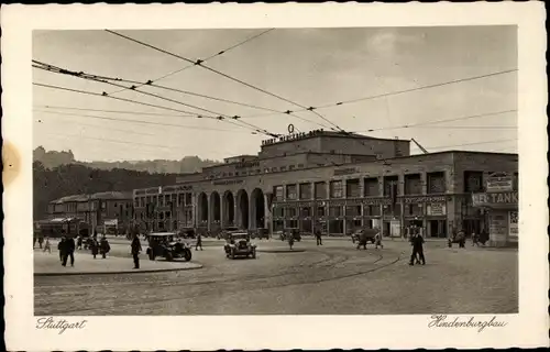 Ak Stuttgart in Baden Württemberg, Hindenburgbau, Mercedes Benz