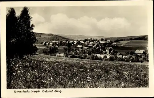 Ak Lauter Bernsbach im Erzgebirge Sachsen, Ortsteil Berg, Panorama