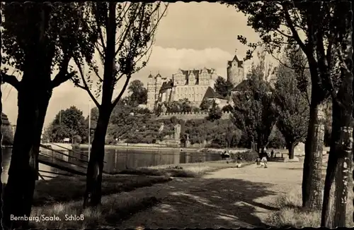 Ak Bernburg an der Saale, Schloss