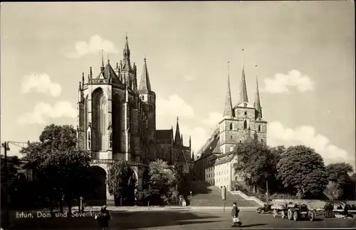 Ak Erfurt in Thüringen, Dom, Severikirche