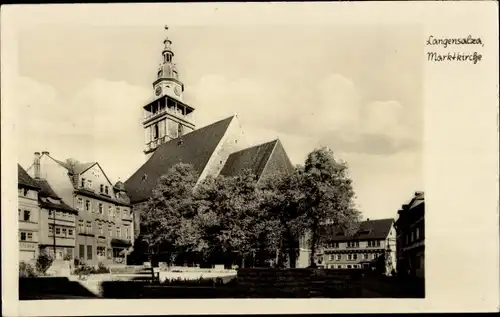 Ak Bad Langensalza in Thüringen, Marktkirche