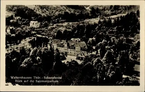 Ak Waltershausen in Thüringen, Salzmannschule, Schnepfental