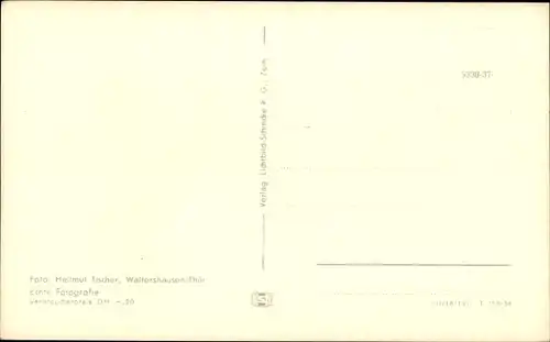 Ak Waltershausen in Thüringen, Teilansicht