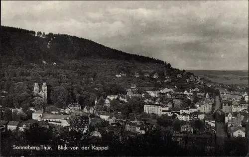 Ak Sonneberg in Thüringen, Blick von der Kappel