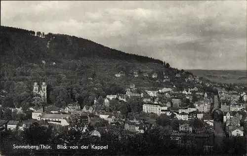 Ak Sonneberg in Thüringen, Blick von der Kappel