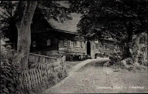 Ak Sonneberg in Thüringen, Lutherhaus