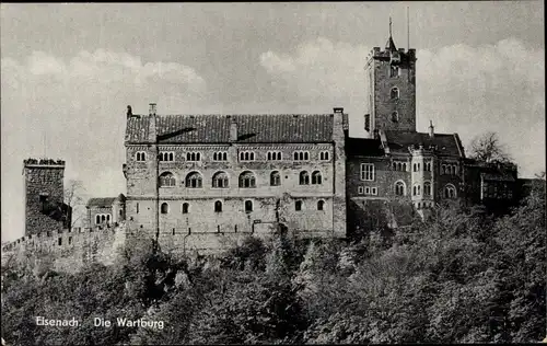 Ak Lutherstadt Eisenach in Thüringen, Wartburg