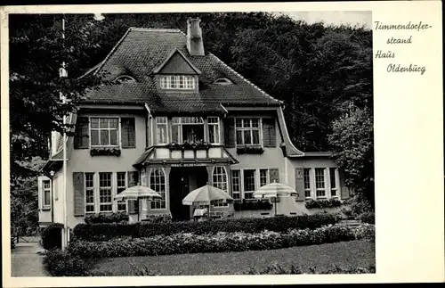 Ak Ostseebad Timmendorfer Strand, Posterholungsheim Haus Oldenburg, Strandallee 36