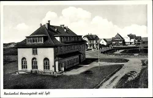 Ak Nordseebad Wenningstedt auf Sylt, Teilansicht