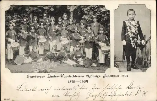 Ak Bad Segeberg in Holstein, Segeberger Kinder-Vogelschießen, 25-Jahrfeier 1904