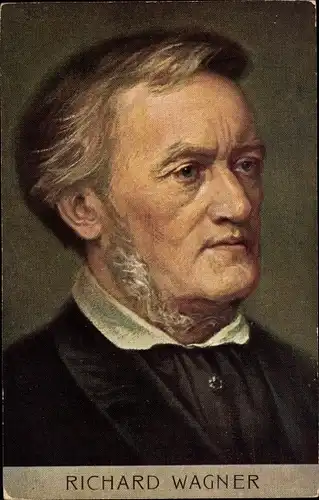 Ak Komponist, Dramatiker und Dichter Richard Wagner, Portrait