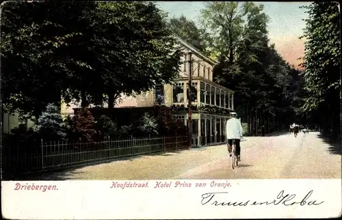 Ak Driebergen Utrecht, Hauptstraße, Hotel Prince v Oranje