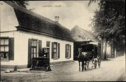 Ak Zeist Utrecht Niederlande, Straßenpartie, Kutsche, London