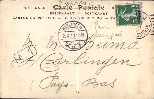 Ak Paris XVI, Luna Park, Fluffy's Promenade im Park