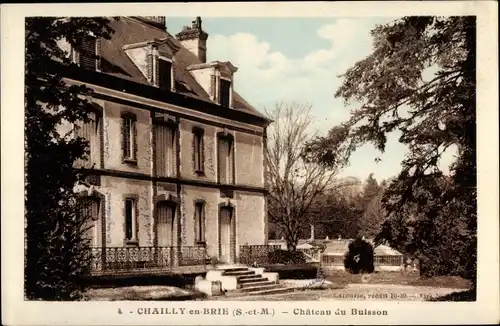 Ak Chailly en Brie Seine et Marne, Château du Boisson