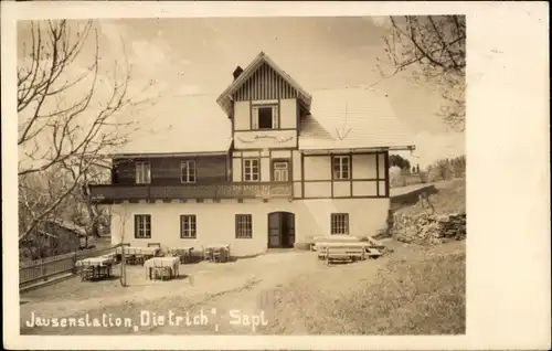 Foto Ak Sapl Sappl Millstatt Kärnten, Jausenstation Dietrich