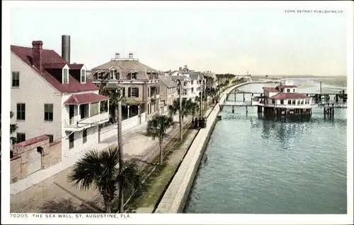 Ak Saint Augustine Florida USA, The Sea Wall