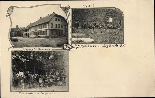 Ak Bad Rodach Oberfranken Bayern, Gasthof zum Schwan