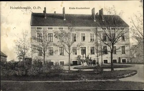Ak Slawsk Heinrichswalde Ostpreußen, Kreiskrankenhaus