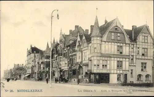 Ak Middelkerke Westflandern, La Digue V