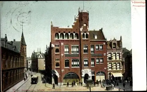 Ak 's Gravenhage Den Haag Südholland, Prinsestraat, Straßenbahn