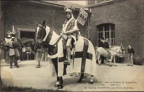 Ak Compiègne Oise, Feste der Jeanne d'Arc, Herr Arthur Jacobson