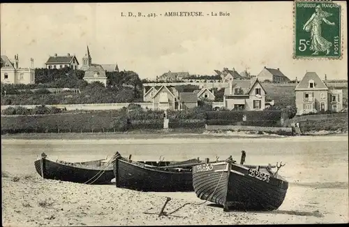 Ak Ambleteuse Pas de Calais, La Baie