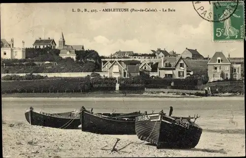 Ak Ambleteuse Pas de Calais, La Baie