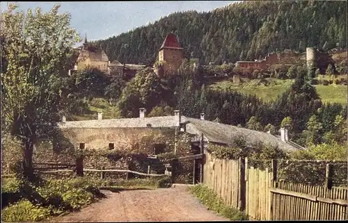 Ak Friesach in Kärnten, Ruine Petersberg