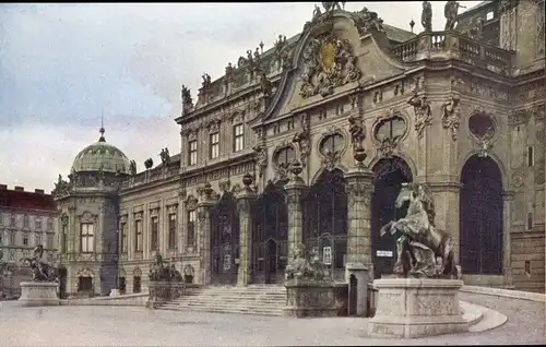 Ak Wien 3 Landstraße, Schloss Belvedere