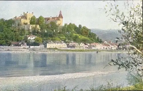 Ak Ottensheim an der Donau Oberösterreich, Schloss Ottensheim