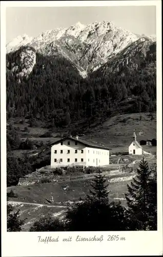 Ak Tirol Österreich, Tuffbad, Eisenschuss