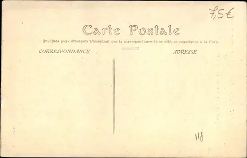 Postkarte Paris XVI Passy, Rue Gros, Rue de Boulainvilliers, Die große Seineflut Januar 1910