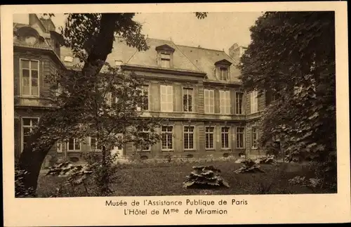 Ak Paris, Musee de l'Assistance Publique, Hotel de Mme de Miramion