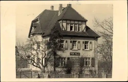 Foto Ak Bad Lausick in Sachsen, Park-Villa