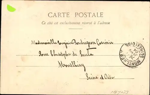 Ak Liebespaar, trauriger Mond, Streit