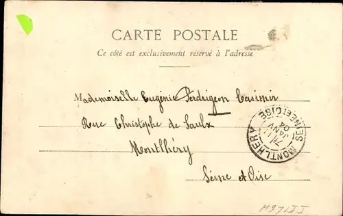 Ak Liebespaar, lachender Mond, Umarmung