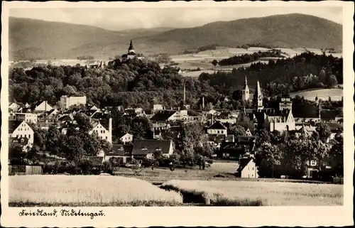 Ak Frýdlant v Čechách Friedland in Böhmen Reg. Reichenberg, Totalansicht