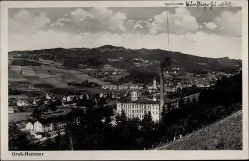 Ak Velké Hamry Großhammer Groß Hammer Region Reichenberg, Totalansicht