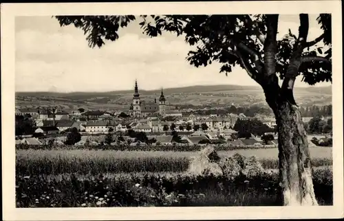 Ak Vyškov Wischau Südmähren, Totalansicht