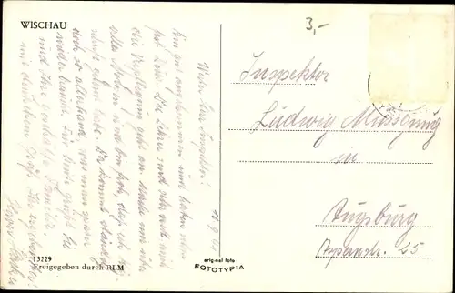 Ak Vyškov Wischau Südmähren, Totalansicht