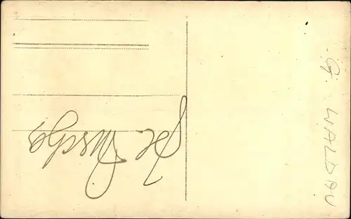 Foto Ak G. Waldau, Portrait, Anzug, Künstler, Autogramm