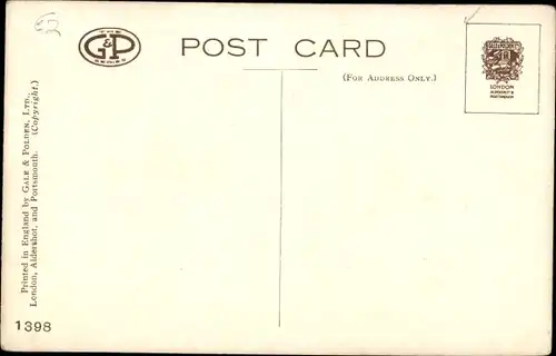 Künstler Ak Britisches Kriegsschiff, Geschütze, Seeleute